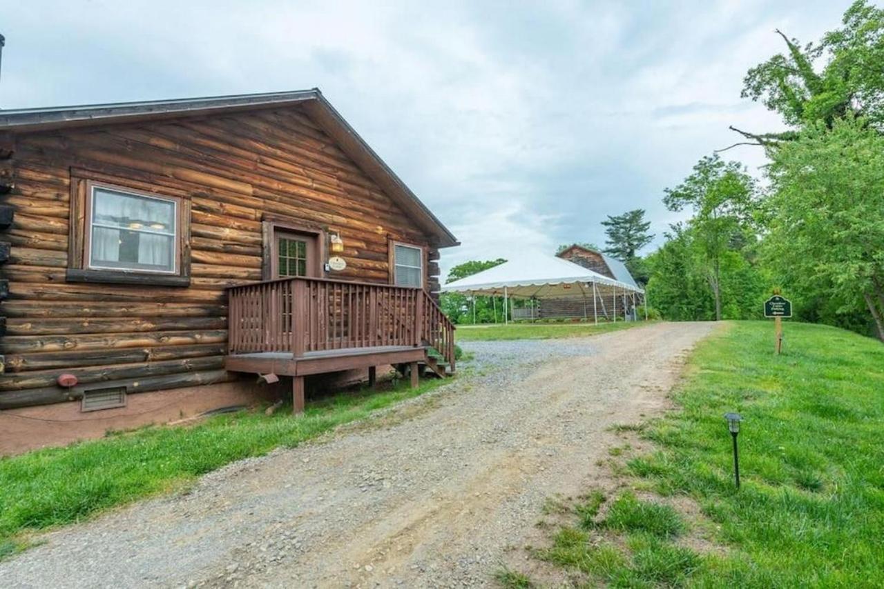 Log Cabin Stunning Mountain Views On 12 Acres Candler Bagian luar foto